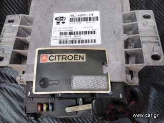 CITROEN C2 SET IMMO MARELLI IAW 48P2.7H,HW9645989480,SW9646570280,S118085300K,BSI F01-00