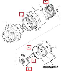 KOMATSU PC88MR-2/4/6 REDUCTION UNIT PARTS & FDM - ΑΝΤΑΛΛΑΚΤΙΚΑ ΓΙΑ ΕΠΙΣΚΕΥΗ ΜΕΙΩΤΗΡΑ ΚΑΙ ΟΛΟΚΛΗΡΟ TRASMITAL