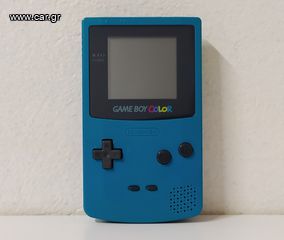 Nintendo Gameboy Color Teal + The Mummy