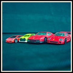 4 Μινιατούρες αυτοκινητάκια ,2_Ferrari