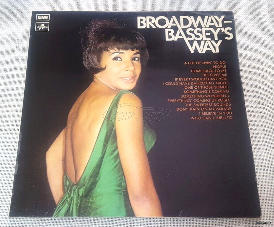 Shirley Bassey – Broadway Bassey's Way LP