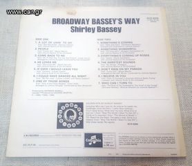 Shirley Bassey – Broadway Bassey's Way LP-thumb-1