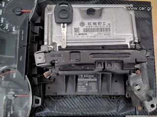 SEAT IBIZA 2009 SET IMMO BOSCH 0 261 S04 188,03C906057CC,ME7.5.20,6R0937087,6J0920800K