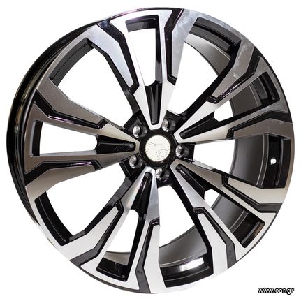 REPLICA BMW STYLE 358 22X9.5-10.5 5X112 ET30/35 BLACK MACHINED FACED