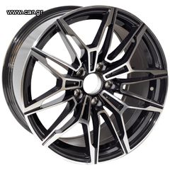 REPLICA BMW STYLE 1674 19X8.5-9.5 5X120 ET35/40 BLACK MACHINED FACED