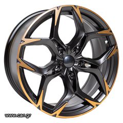 REPLICA CUPRA STYLE 544 18X8 5X112 ET45 SATIN BLACK MACHINED SPOKE BRONZE COATING