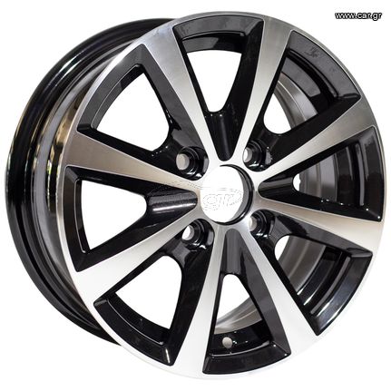 MAONS BLUE 13 13X5.5 4X100 ET35 BLACK MACHINED FACED