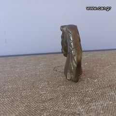 Μπρούτζινη προτομή αλόγου 6 εκ-thumb-3