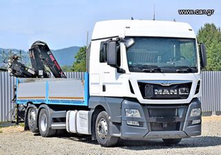 Γερανοί - Φορτηγά Με Γερανό MAN 2014 TGX 26.440 πλατφόρμα 6,20 m + HIAB 122 HIDUO/FUNK-thumb-2