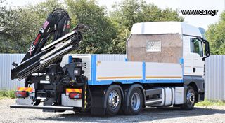 Γερανοί - Φορτηγά Με Γερανό MAN 2014 TGX 26.440 πλατφόρμα 6,20 m + HIAB 122 HIDUO/FUNK-thumb-6