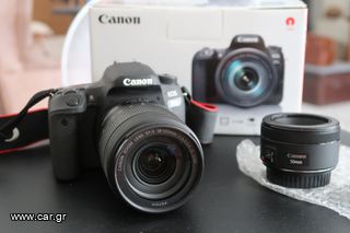 Canon EOS 77D + 18-135is USM KIT + EF50mm f/1.8 stm