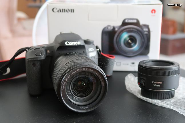 Canon EOS 77D + 18-135is USM KIT + EF50mm f/1.8 stm