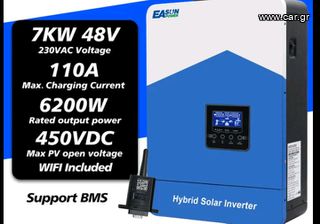 MPPT 48V WiFi Solar inverter Hybrid 7KW