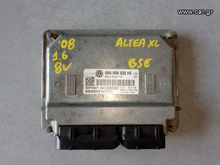 SEAT ALTEA XL '08 1.6 8V (5Θ) ΕΓΚΕΦΑΛΟΣ SIEMENS 06A 906 033 HE (ΑΠΟ ΚΙΝΗΤΗΡΑ BSE)