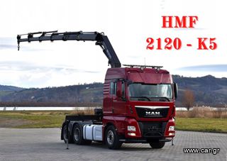 Cranes - Trucks With Crane MAN 2016 TGX 28.480  Μονάδα τρακτέρ + HMF 2120 K5/FUNK