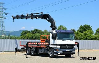 Γερανοί - Φορτηγά Με Γερανό Mercedes-Benz 2003 ACTROS 2635 πλατφόρμα 6,40μ + HIAB 400 E-5 + FUNK