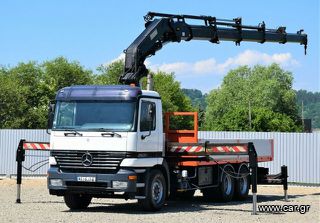 Γερανοί - Φορτηγά Με Γερανό Mercedes-Benz 2003 ACTROS 2635 πλατφόρμα 6,40μ + HIAB 400 E-5 + FUNK-thumb-1