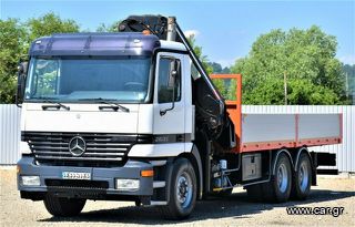 Γερανοί - Φορτηγά Με Γερανό Mercedes-Benz 2003 ACTROS 2635 πλατφόρμα 6,40μ + HIAB 400 E-5 + FUNK-thumb-3