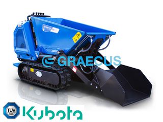 Ντάμπερ - Dumper Graecus 2026 HT800FL-PRO | Ντάμπερ Diesel Kubota Υδρ/στατικο με Φορτωτή