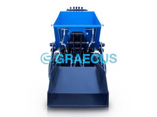 Ντάμπερ - Dumper Graecus 2026 HT800FL-PRO | Ντάμπερ Diesel Kubota Υδρ/στατικο με Φορτωτή-thumb-2