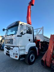 Ανατροπή + Γερανός MAN 2008 MAN 18360 4x4 ΑΝΑΤΡΟΠΗ + FASSI  F 240 A24