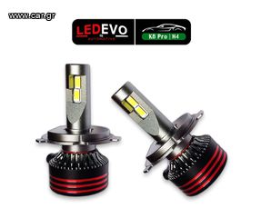 LED HEADLIGHTS H4 CANBUS 11000LM 9-32V "PREMIUM" LEDEVO K8 PRO