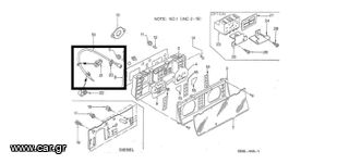 ΝΤΙΖΑ ΚΟΝΤΕΡ ΓΝΗΣΙΑ NISSAN VANETTE C220 1987-1994 ΒΕΝΖΙΝΗ-thumb-2