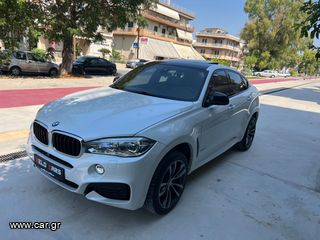 Bmw X6 2019 ΓΝΗΣΙΟ m pack - δερμα -οροφη - προσφορα !-thumb-4