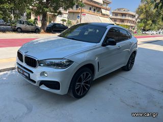 Bmw X6 2019 ΓΝΗΣΙΟ m pack - δερμα -οροφη - προσφορα !-thumb-5