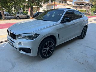 Bmw X6 2019 ΓΝΗΣΙΟ m pack - δερμα -οροφη - προσφορα !