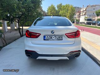 Bmw X6 2019 ΓΝΗΣΙΟ m pack - δερμα -οροφη - προσφορα !-thumb-14