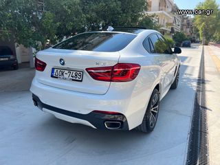 Bmw X6 2019 ΓΝΗΣΙΟ m pack - δερμα -οροφη - προσφορα !-thumb-16