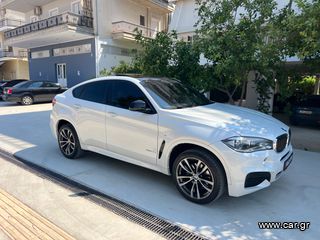 Bmw X6 2019 ΓΝΗΣΙΟ m pack - δερμα -οροφη - προσφορα !-thumb-25