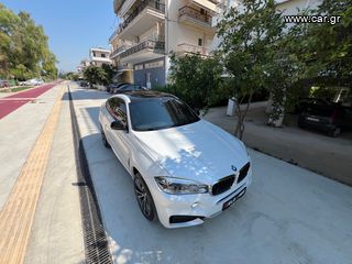 Bmw X6 2019 ΓΝΗΣΙΟ m pack - δερμα -οροφη - προσφορα !-thumb-29