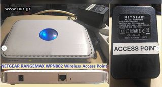 NETGEAR RANGEMAX WIRELESS ACCESS POINT WPN802