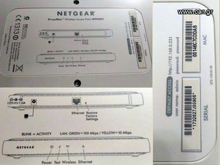 NETGEAR RANGEMAX WIRELESS ACCESS POINT WPN802-thumb-1