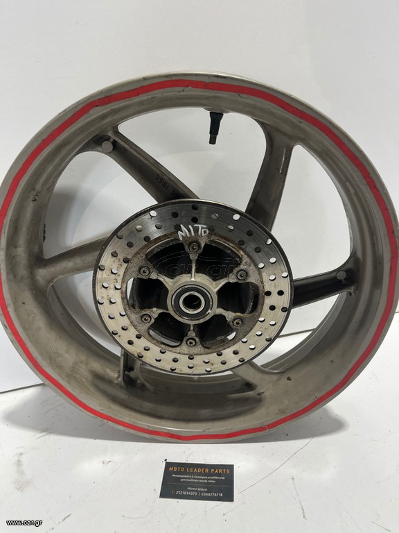 CAGIVA MITO 125 ７速　 フロント　ホイール　17インチ Car.gr - ΖΑΝΤΑ ΠΙΣΩ CAGIVA MITO 125 *MOTO LEADER PARTS*
