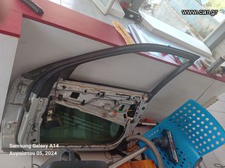 πορτα εμπρος δεξια για bmw e39 ασημι με τζαμι-thumb-1