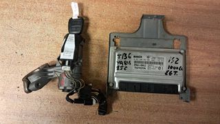 TOYOTA YARIS 1SZ-FE ΣΕΤ IMMOBILIZER ΕΓΚΕΦΑΛΟΣ ΚΙΝΗΤΗΡΑ ΜΕ ΚΛΕΙΔΙ 89661-0D012 - 0261206882