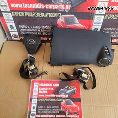 MAZDA 3 BK 2006 ΑΕΡΟΣΑΚΟΙ ΟΔΗΓΟΥ ΣΥΝΟΔΗΓΟΥ ΚΑΙ ΔΥΟ ΖΩΝΕΣ