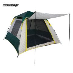 Σκηνή Camping Αυτόματη 4 Ατόμων Auto 4 240x240x170cm - PANDA 10367
