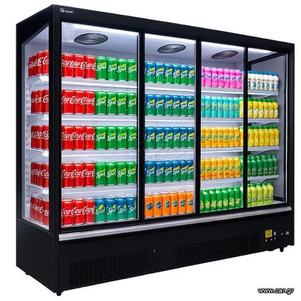 ΨΥΓΕΙΟ SELF SERVICE ΣΥΝΤΗΡΗΣΗΣ CRYSTAL FMG-04-L 3.00x0.70x1.95 / ΣΥΡΟΜΕΝΕΣ ΠΟΡΤΕΣ / ΜΕ ΜΟΤΕΡ