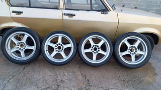 17" ζαντολαστιχα, 5x120 5x112 σπανια 4αδα, 17x7 διπλο καρε!