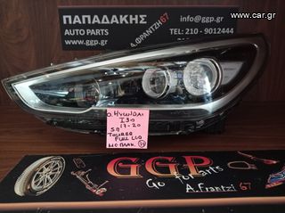 Hyundai	i30 	2017-2020	Φανάρι Εμπρός Αριστερό - 5πορτο - Tourer - Full Led - Πλακέτα - ΟC1