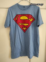 T-shirt Superman Μπλε χρώμα L.