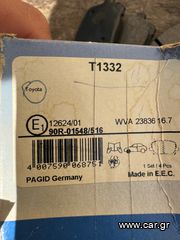 TOYOTA AVENSIS VERSO 2.0  2set PAGID GERMANY