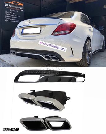 ΠΙΣΩ ΣΠΟΙΛΕΡ Rear Mercedes C-Class W205 S205 (2014-2020) C63 AMG Design