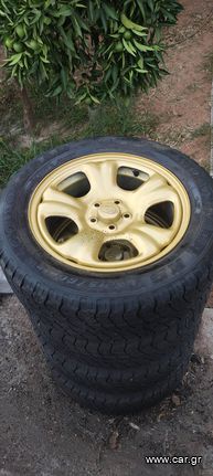 ΖΑΝΤΕΣ SUBARU FORESTER ΧΡΥΣΕΣ ΜΕ ΛΑΣΤΙΧΑ Goodyear Wrangler 215/60-16