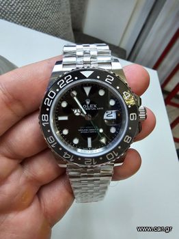 Rolex gmt master 2 ref. 126710GRNR Bruce Wayne with Jubilee Bracelet 904l and correct hand stack movement new superclone edition 2024