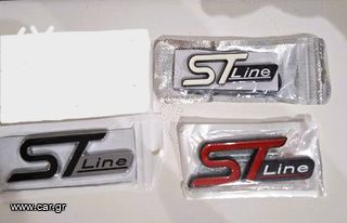 ST LINE   2x grille embles & 2X ST Lines emblems for rear back